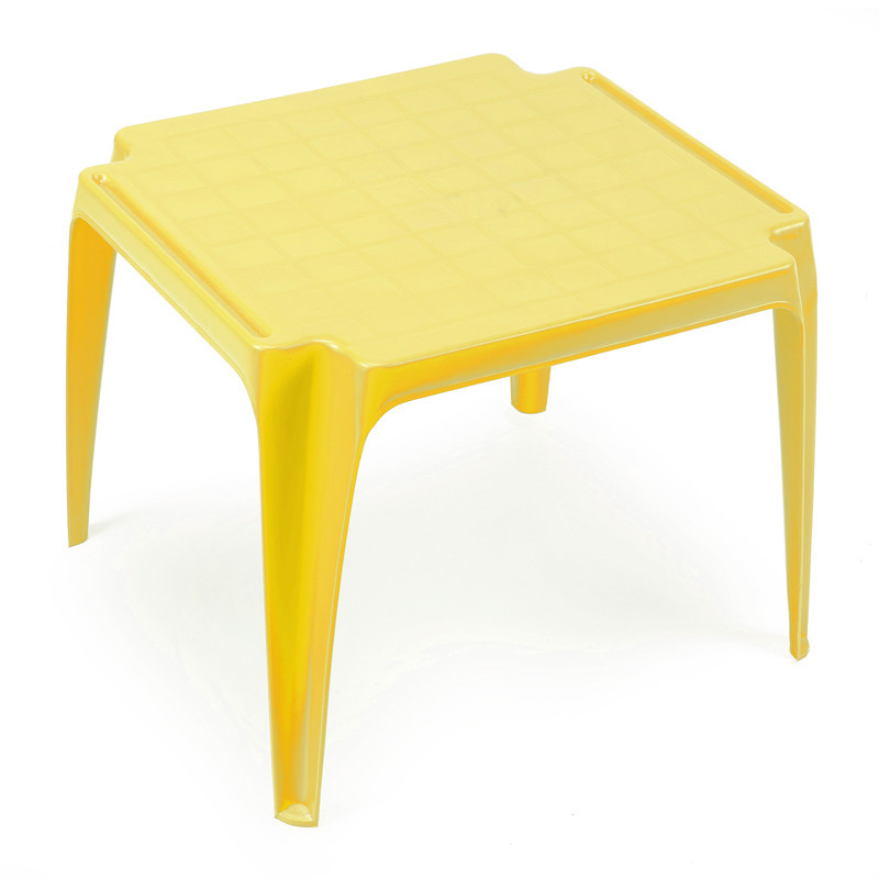 Table enfant jaune