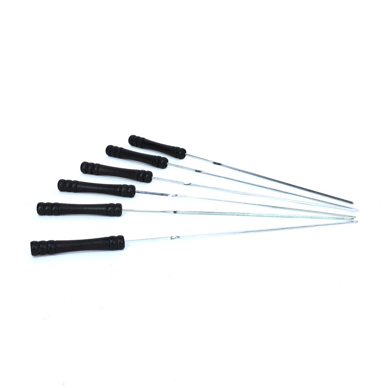 Piques a brochettes metal + bois