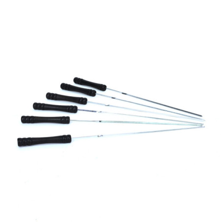 Piques a brochettes en metal ave