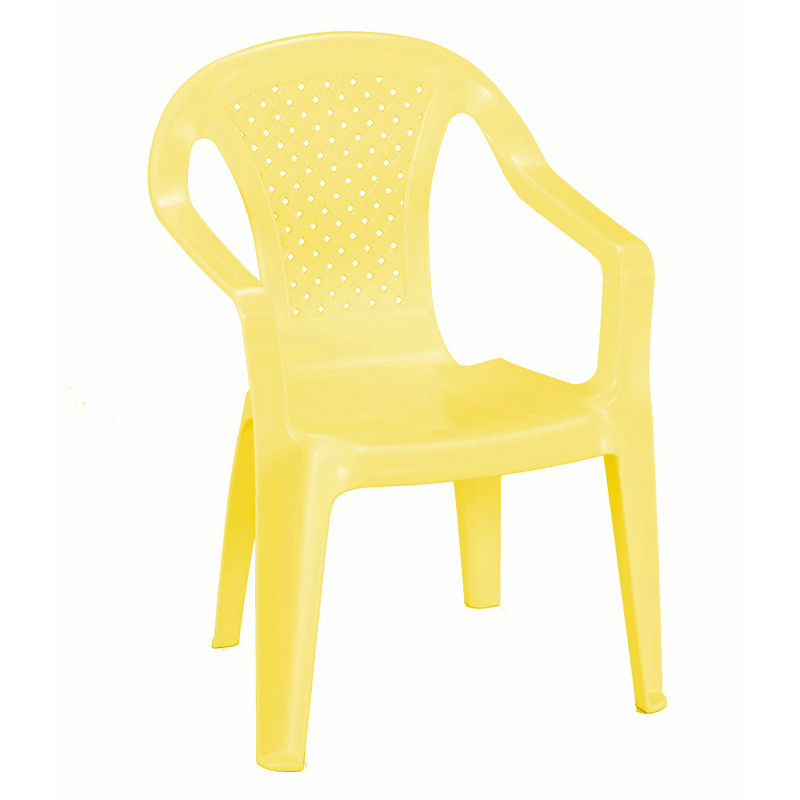 Chaise enfant jaune