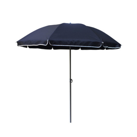 Parasol 1.8m classique gris/noir