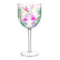 Verre a vin avec impression flam