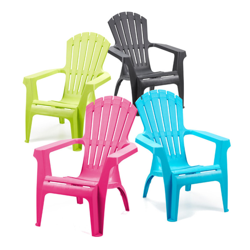Fauteuil bas jaune col.ass