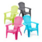 Fauteuil bas jaune col.ass