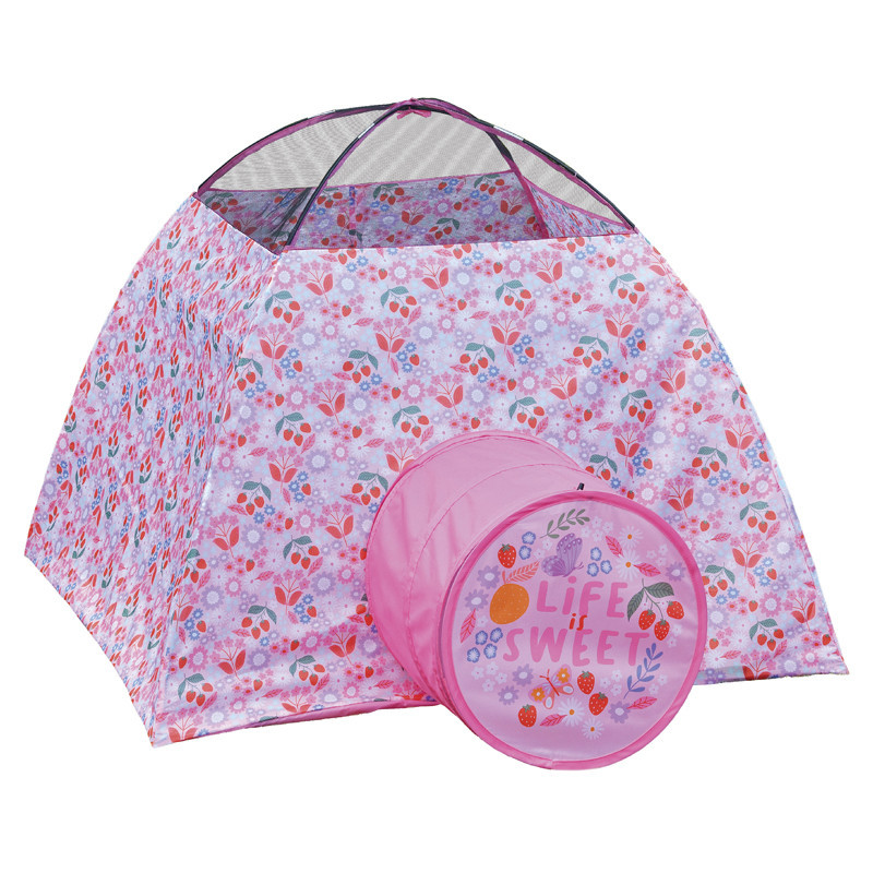 Tente de jeu pour enfant rose