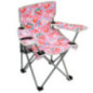 Chaise de camping pliante rose