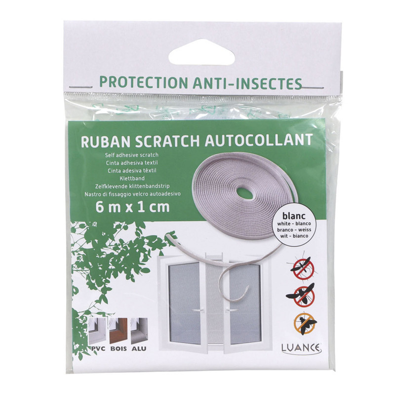 Ruban scratch moustiquaire