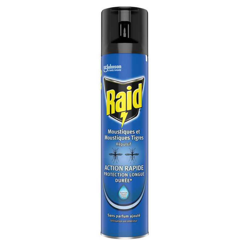 Raid aerosol repulsif moustique