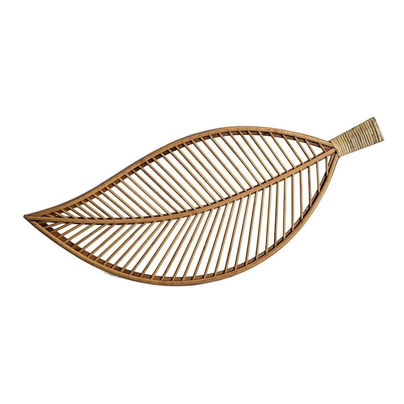 Deco murale palme en bois