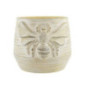 Pot deco abeille 3d 17cm jaune p