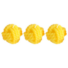 Lot x3 bougies citronnelle nuds