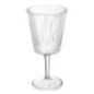 Lot de 4 verres a vin strie