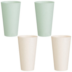 Lot de 4 gobelet plastiques