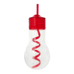 Gourde ampoule avec paille
