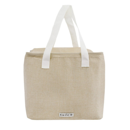 Sac isotherme beige