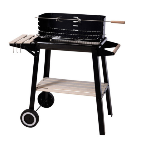 Barbecue a charbon rect avec rep
