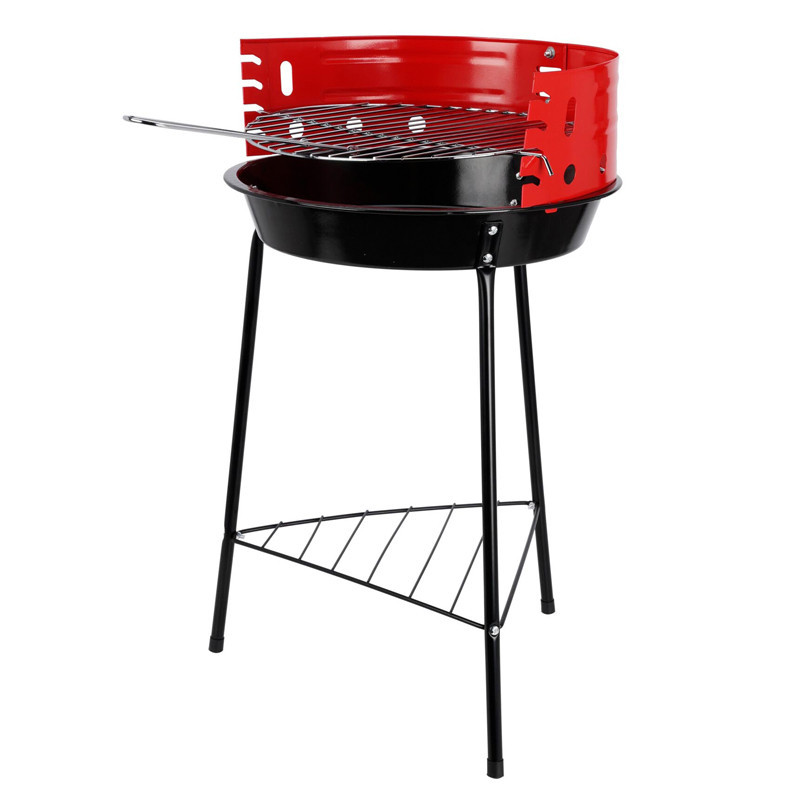Barbecue rond rouge o33cm