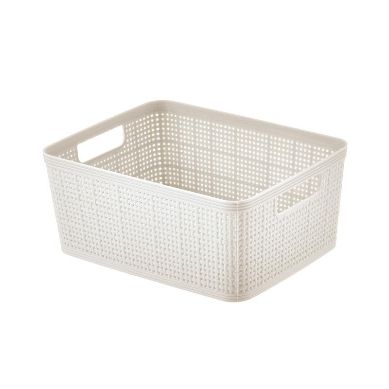 Paniere rectangulaire effet lin