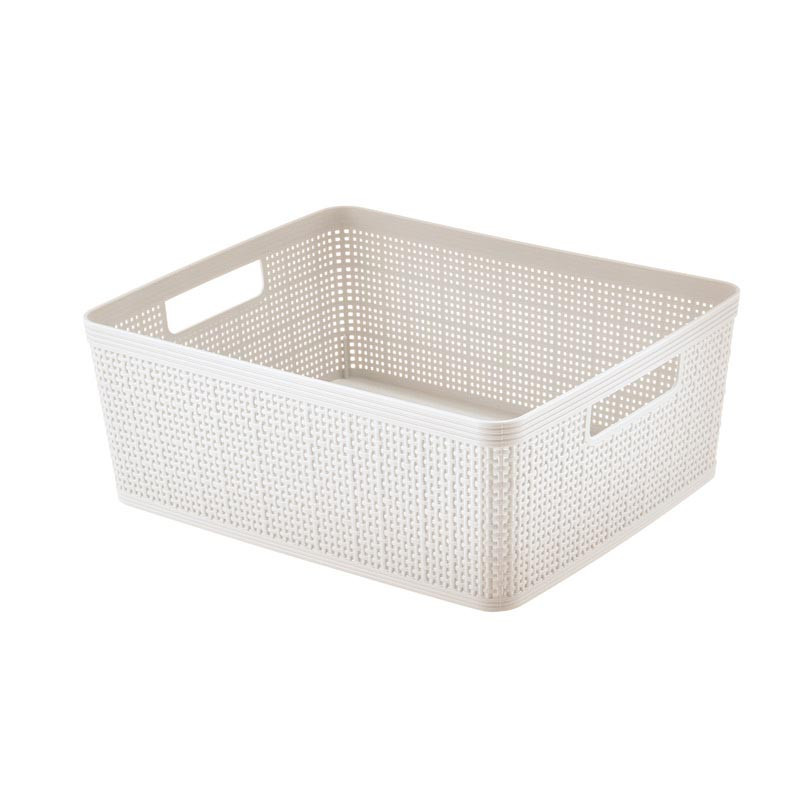 Paniere rectangulaire effet lin