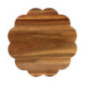 Planche fleur en acacia 30cm