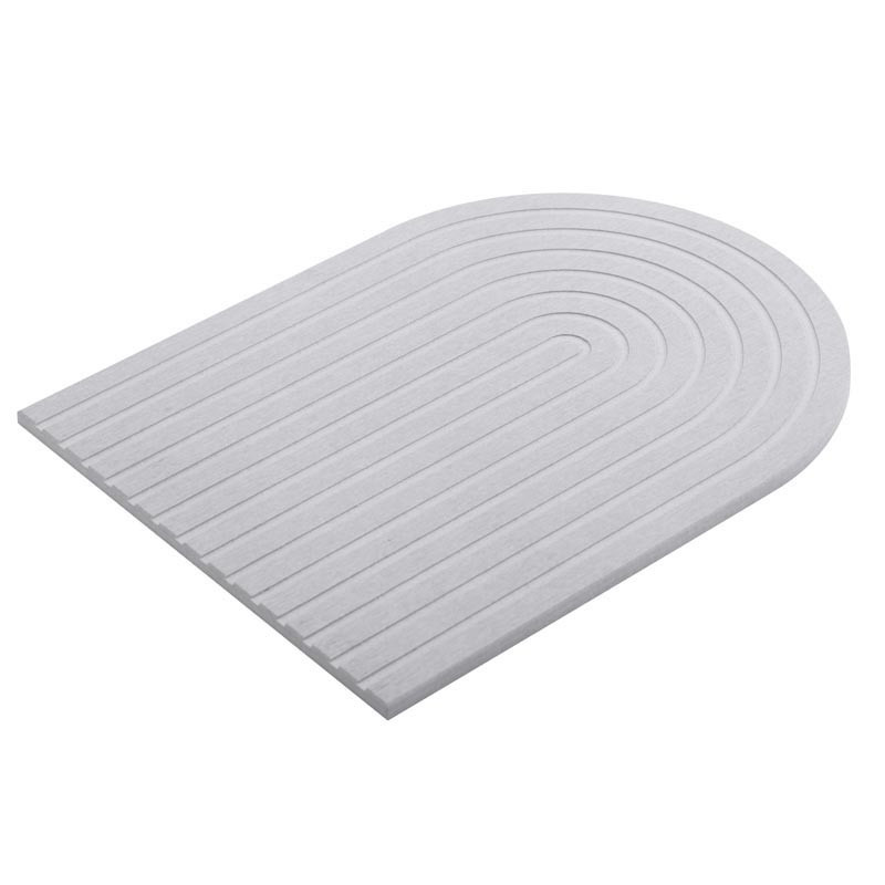 Tapis d'evier arche ranure