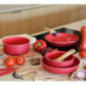 Set 5  pieces colorama rouge