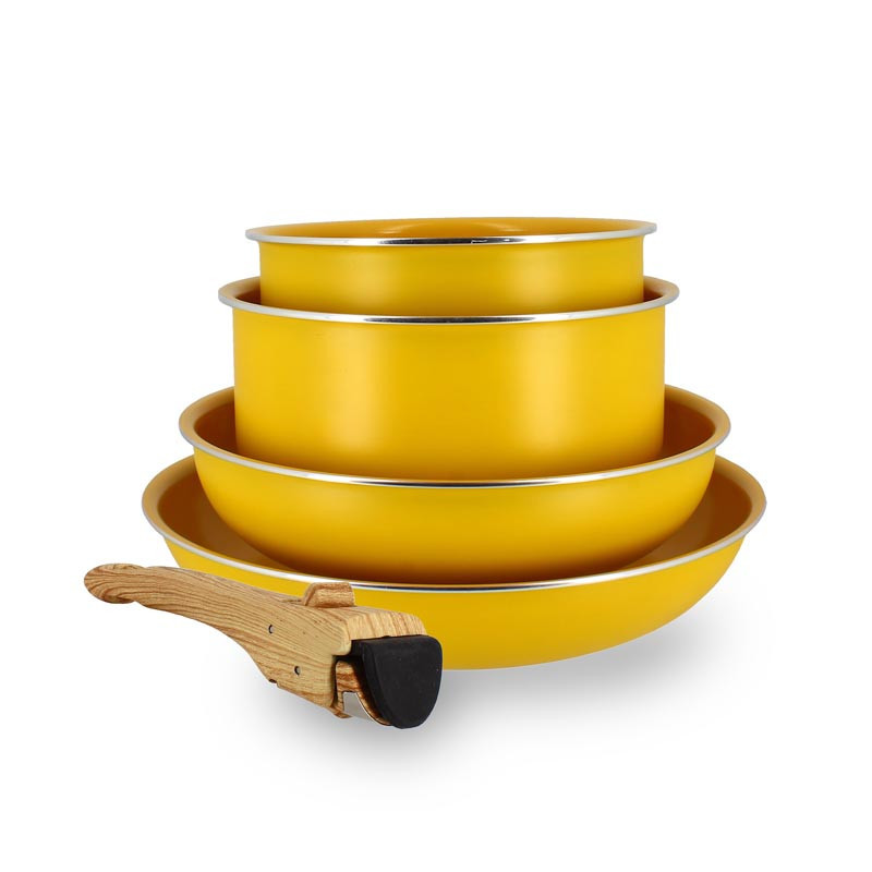 Set 5  pieces colorama jaune