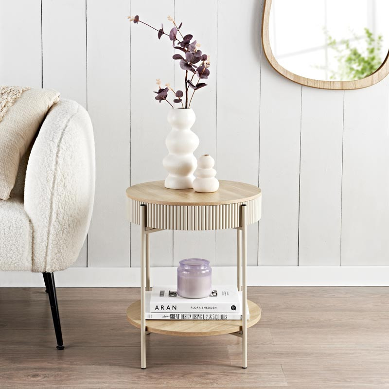 Table appoint avec rangement