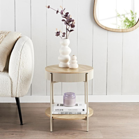 Table appoint avec rangement