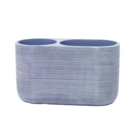 Pot a brosse a dent bleu marin