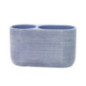 Pot a brosse a dent bleu marin