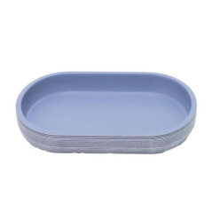 Plateau salle de bain bleu marin