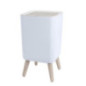 Poubelle carree sur pieds 10l