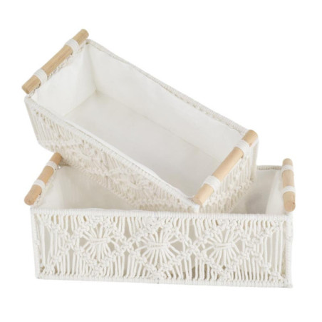 Set x2 casier de rangement