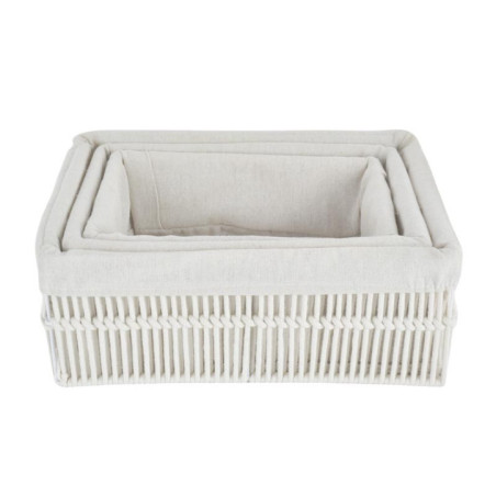 Set x3 panieres de rangement tre
