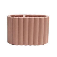 Porte brosse a dent rose