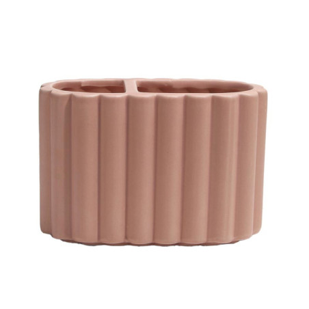 Porte brosse a dent rose
