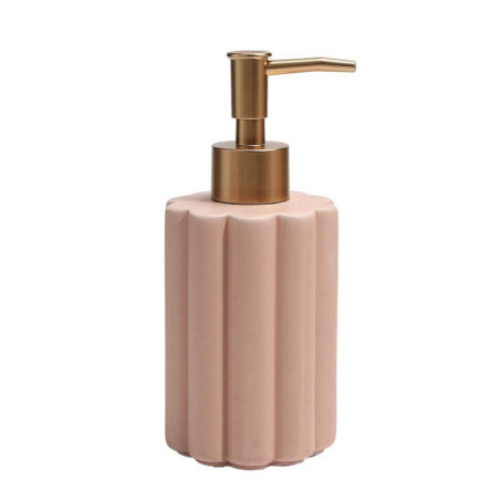 Distributeur a savon rose