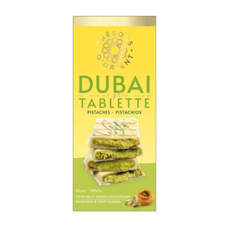 Tablette de chocolat dubai 100g