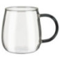 Tasse en verre hanse coloree