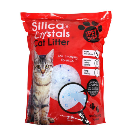 Litiere micro cristaux pour chat