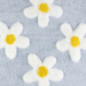 Tapis de bain daisy bleu 50x80