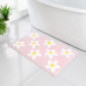 Tapis de bain daisy rose 50x80