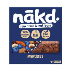 Barres myrtilles 140g