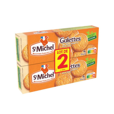 Lot de 2 galettes au beurre 260g