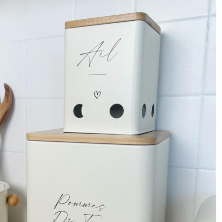 Organisateur dail creme/bambou