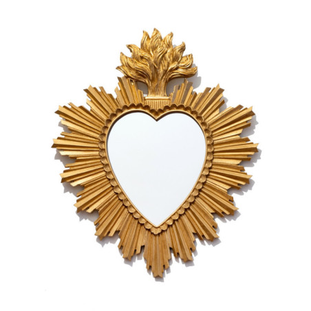 Miroir ex voto coeur m