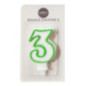 Bougie chiffre 3