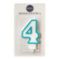 Bougie chiffre 4