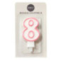 Bougie chiffre 8